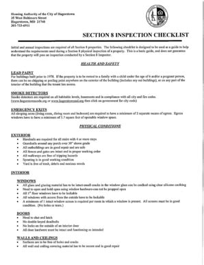 Choose My Signature. . Section 8 inspection checklist california